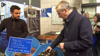Bruno Le Maire à la pêche aux électeurs en Bretagne