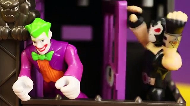 Batman and Robin in Batcave and Joker Escapes from the Batman Jail along with Venom Lex Luthor Bane