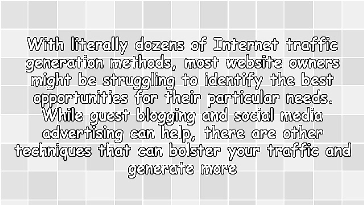 3 Proven Internet Traffic Generation Methods That Will Increase Your Ranking