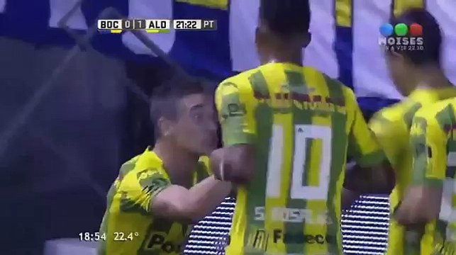 Boca Juniors 4-1 Aldosivi - Primera División 2016 - todos los goles resumen