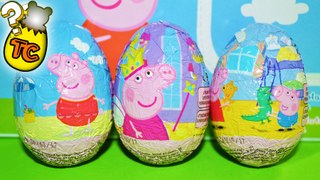 PEPPA PIG SURPRISE EGGS OPENING TOYS FOR KIDS | Toy Collector