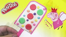PLAY DOH COLORFUL ICE CREAM!!  Make Play Dough Ice Cream Popsicle Peppa Pig Español Toys