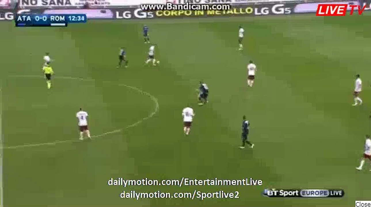 As Roma 1st BIG Chance Atalanta 0-0 Roma Serie A