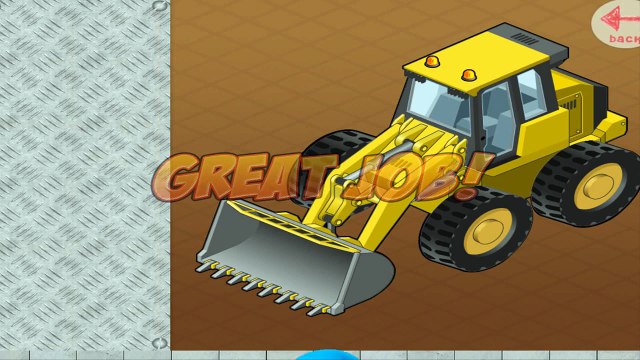 Полицейская машина, экскаватор и другие - Мультик - Пазлы для детей