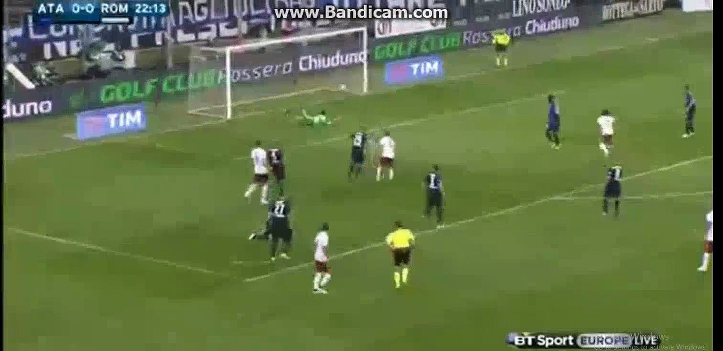 Lucas Digne Amazing Goal Atalanta 0-1 AS Roma Serie A
