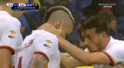 Radja Nainggolan Goal HD - Atalanta 0-2 AS Roma - 17-04-2016