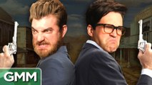 GMM - 7 Craziest Duels to the Death (GAME) - Good Mythical Morning - Rhett and Link