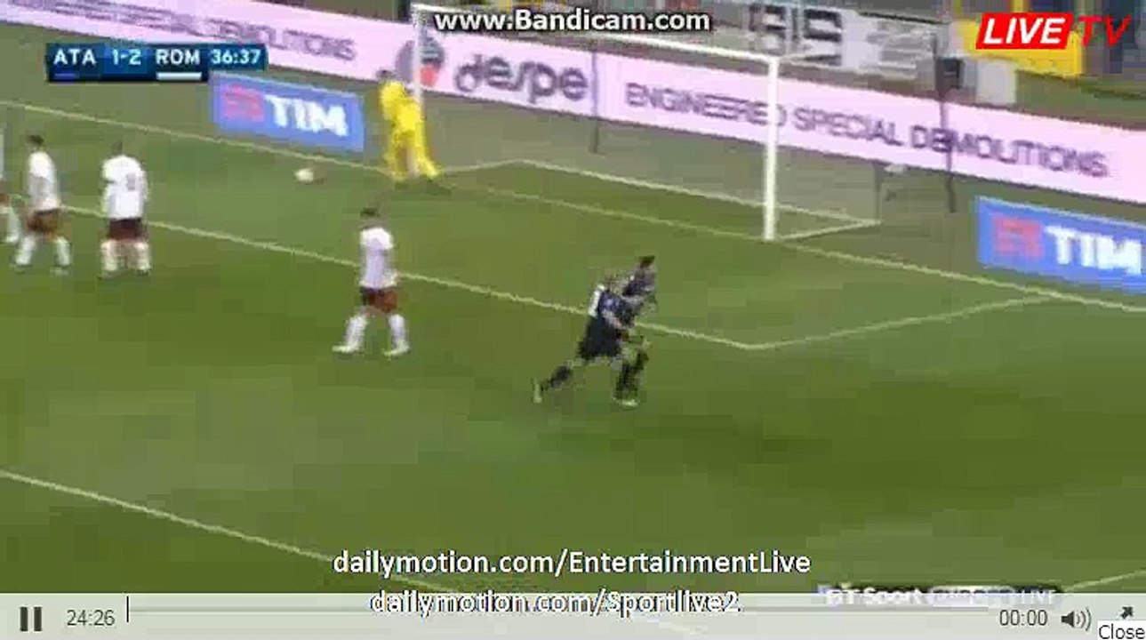 2-2 Marco Borriello Goal HD - Atalanta 2-2 Roma Serie A