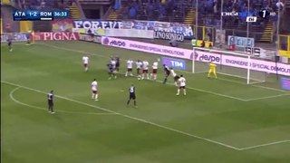 Marco Borriello Goal HD - Atalanta 2-2 AS Roma - 17-04-2016