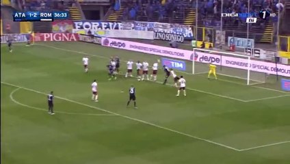 Marco Borriello Goal HD - Atalanta 2-2 AS Roma - 17-04-2016