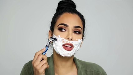 لن تصدقوا! خبيرة تجميل عربية تحلق ذقنها ... لن تتوقع من هي وما السبب!