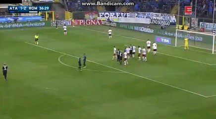 Marco Borriello  Goal HD Atalanta 2-2  AS Roma 17-04-2016
