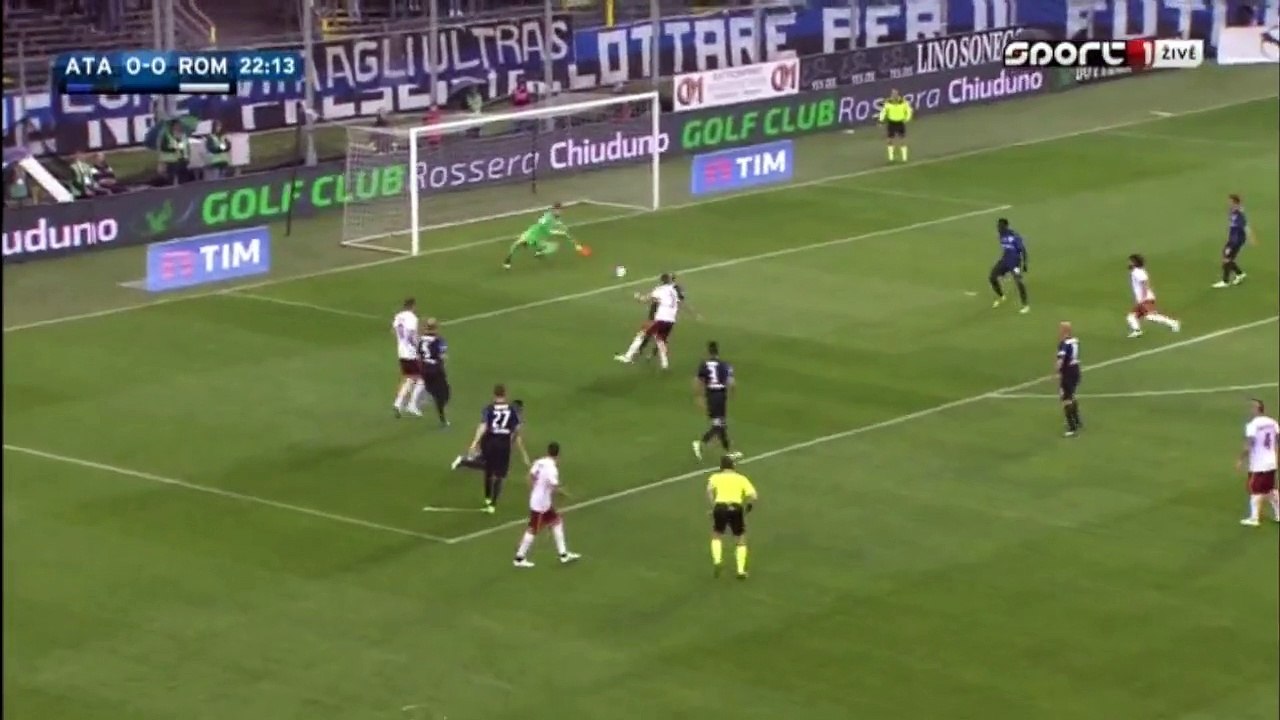 0-1 Lucas Digne Amazing Goal - Atalanta 0 - 1 AS Roma Serie A 17.04.2016 HD