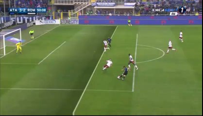 3-2  Marco Borriello Goal - Atalanta 3-2 AS Roma - 17-04-2016