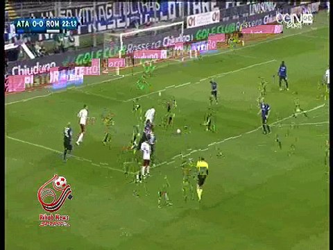 اهداف الشوط الاول لمباراة ( أتلانتا 2-2 روما ) الدوري الايطالي