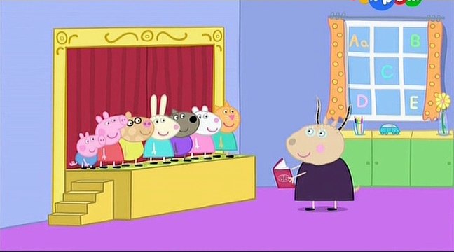 Свинка Пеппа- Детский спектакль- The School Play -Все серии подряд Свинка Пеппа