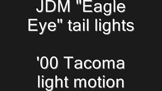 JDM Tacoma tail lights motion