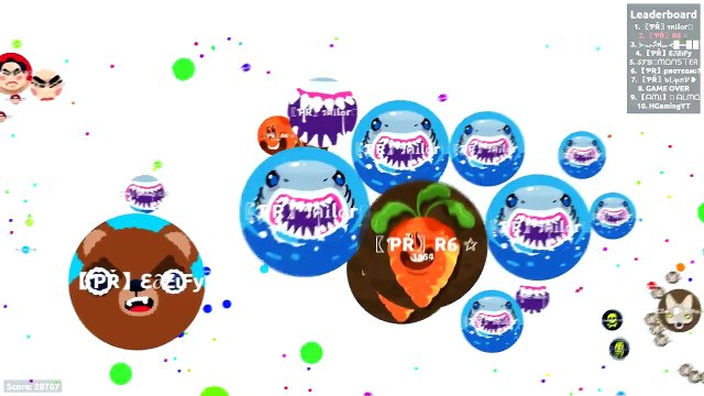 Agar.io -〖ƤŘ〗Clan DESTROYING AGARIO SERVERS /wSailor (28k GAMEPLAY)