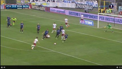 Francesco Totti Goal 3:3 - Atalanta vs AS Roma - 17.04.2016