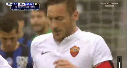 Francesco Totti Goals HD - Atalanta 3-3 AS Roma - 17-04-2016