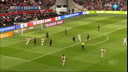 Davy Klaassen Goal HD - Ajax Amsterdam 1-2 Utrecht - 17-04-2016