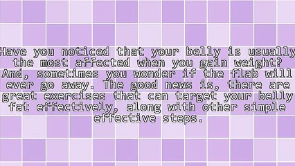 Fitness Tips: 3 Best Exercises to Lose Belly Fat