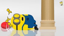Minions Banana in Greek Column Funny Cartoon ~ Minions Mini Movies 2016 [HD] 1080p
