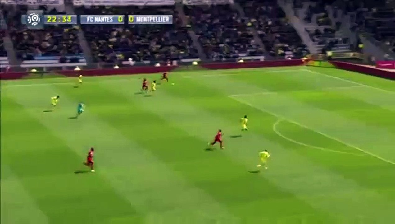Bryan Dabo Goal - Nantes 0-1 Montpellier 17.04.2016