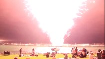 Worlds Biggest Firework Shell Goes Off During Fireworks Show