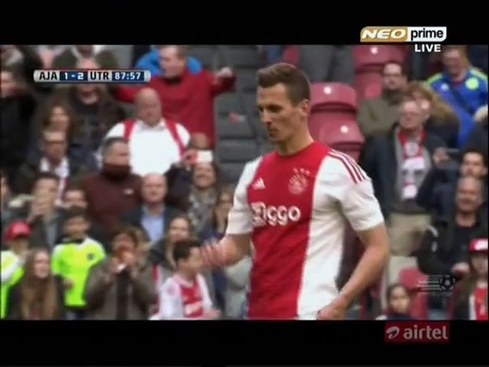 Arkadiusz Milik Penalty Goal HD u2013 Ajax 2-2 Utrecht - 17.04.2016 HD