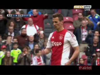 Arkadiusz Milik Penalty Goal HD u2013 Ajax 2-2 Utrecht - 17.04.2016 HD