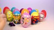 SURPRISE EGGS PEPPA PIG MICKEY MOUSE FROZEN SPIDERMAN SUPER MARIO MAWA PLAY DOH EGGS Part 6