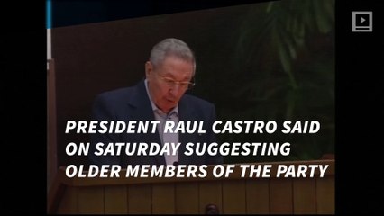 Castro, 84, thinks Cuba needs younger leaders - after he retires of course