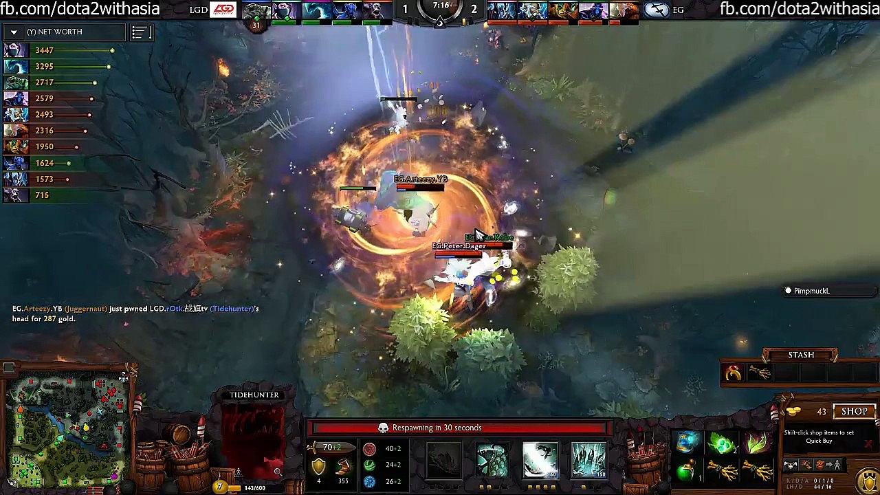 Dota 2 - EG vs LGD - StarLadder i-League 13 Highlight Dota2 Game 2 (dotawithasia)