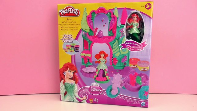 Play Doh Princesse Disney Ariel la petite sirène Mix n Match pâte à modeler Unboxing