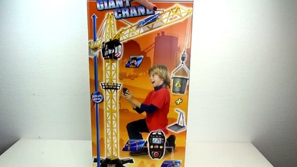 Gigantesque grue / Jouet Dickie Giant Crane | 100cm de hauteur UNBOXING 203462411
