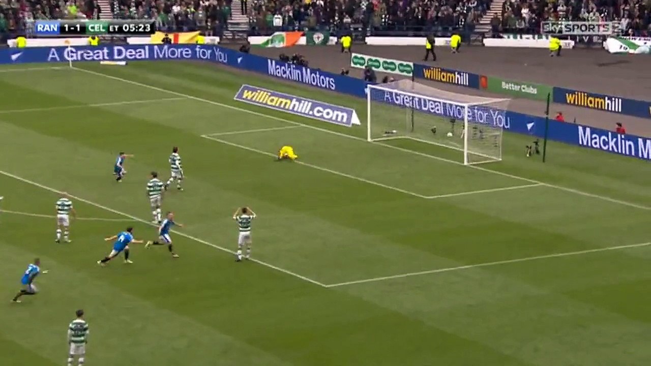 Barry MckAy SUPER Goal HD - Rangers 2-1 Celtic FA Cup 17.04.2016 HD