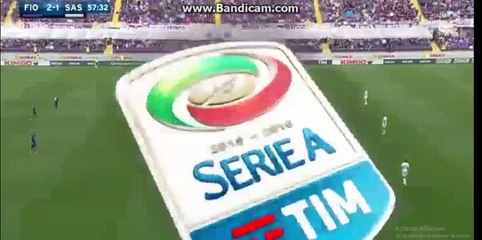 Josip Ilicic super Goal Fiorentina 2-1 Sassuolo 17-04-2016