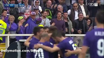 2-1 Josip Ilicic Goal HD - Fiorentina 2 - 1 Sassuolo SERIE A 17-04-2016