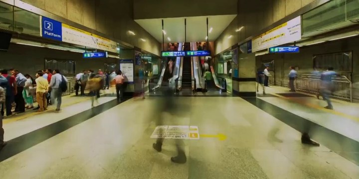 Timelapse de dingue de la ville de Delhi en Inde !