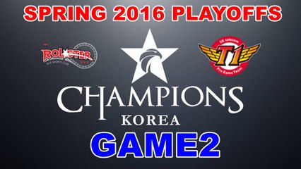 (LOL)KT vs SKT Highlight (LCK 2016 Spring Playoffs) Game2