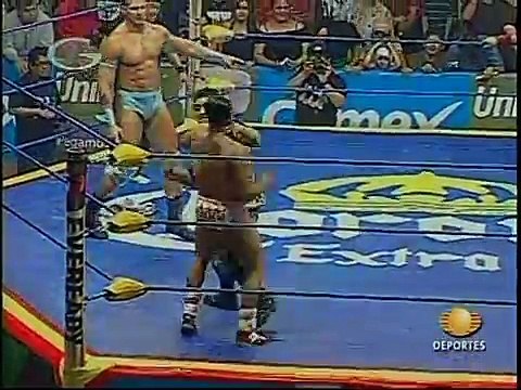 AAA-SinLimite 2009-05-21 Aguascalientes 04 Joe Lider & Kenzo Suzuki vs. Latin Lover & Marco Corleone