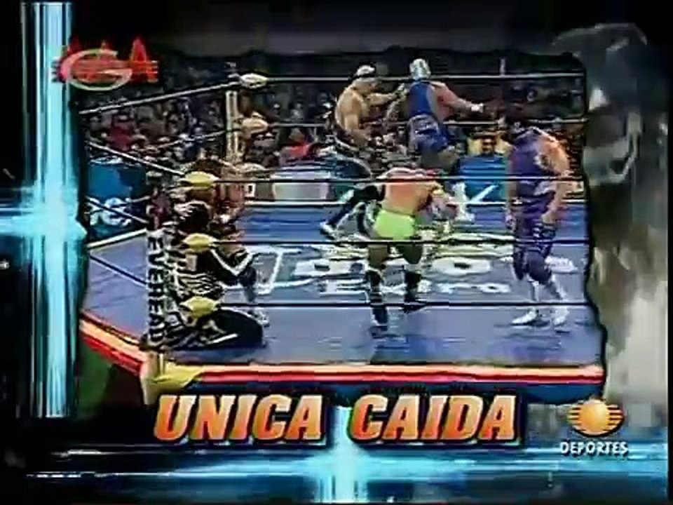 AAA-SinLimite 2009-05-25 Tlaxcala 05 Alex Koslov, Dr. Wagner Jr. & La Parka vs. La Legion Extranjera