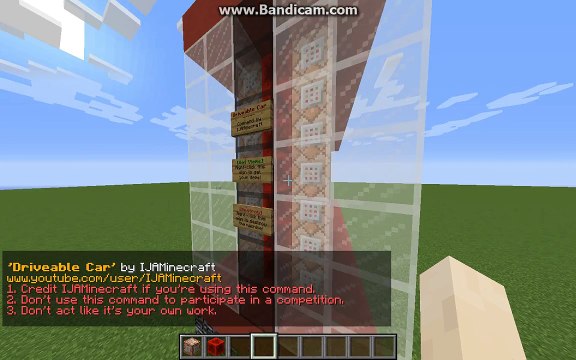 Minecraft Komut Bloğu ile araba yapımı