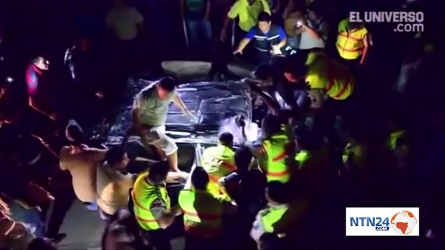 Angustiosos momentos vivieron los ecuatorianos durante el sismo