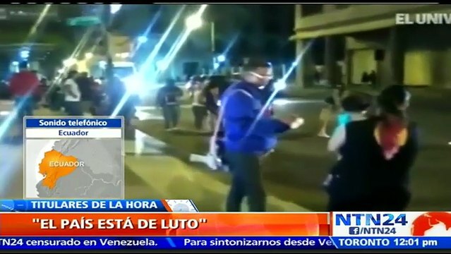 Ministro de Obras Públicas de Ecuador informó que se mantiene evaluación de daños y adelantó que 6% de la red estatal de vías resultó afectado