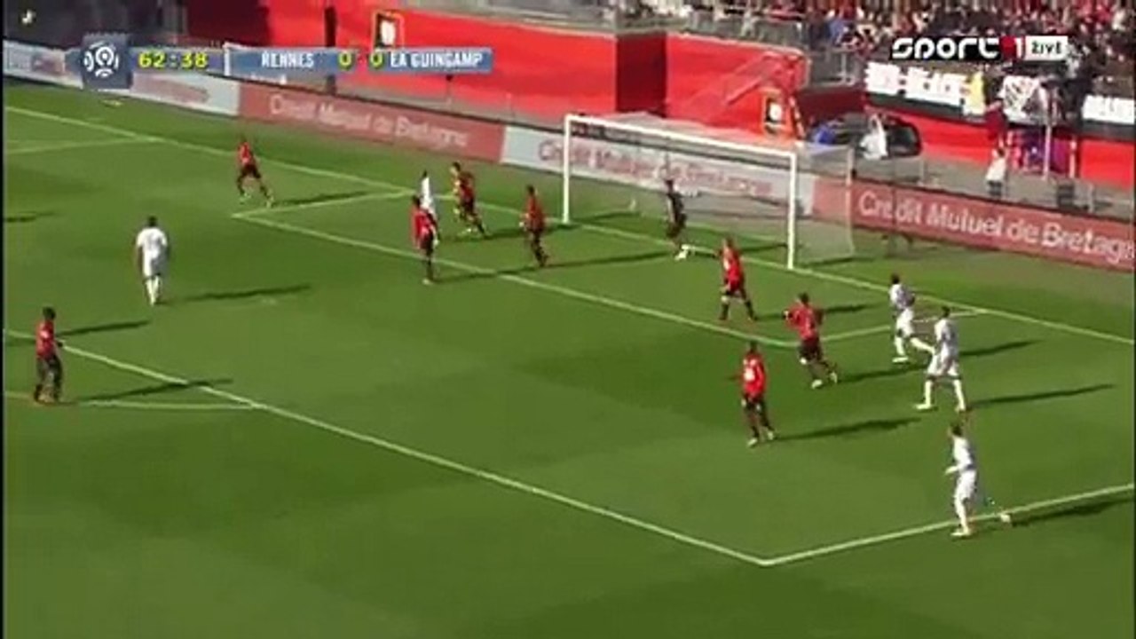 Mustapha Diallo 0-1 goal Line Technology Goal - Rennes 0 - 1 Guingamp 17.04.2016
