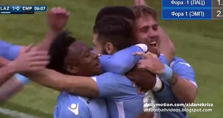 1-0 Antonio Candreva Penalty - Lazio v. Empoli 17.04.2016