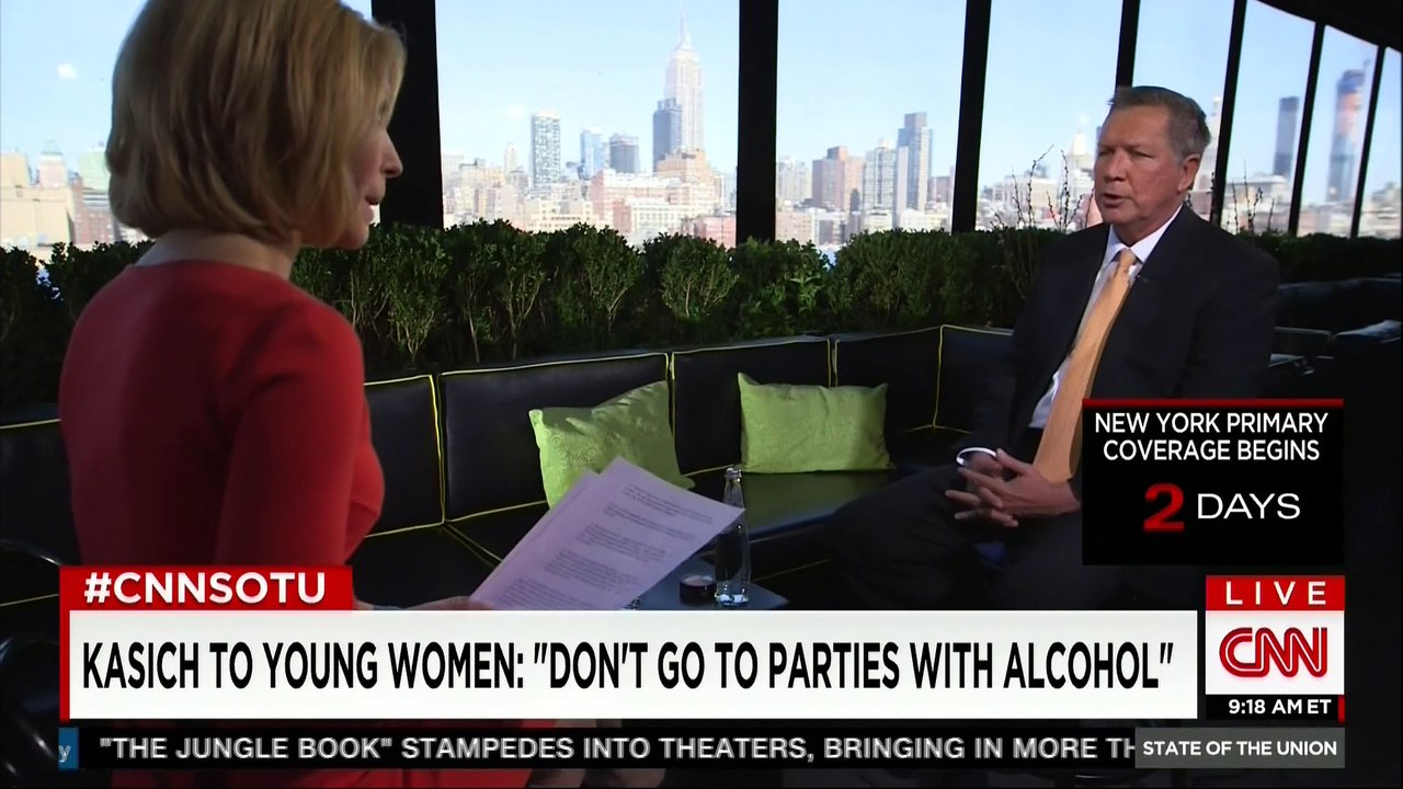 John Kasich Doubles Down on Alcohol at Parties