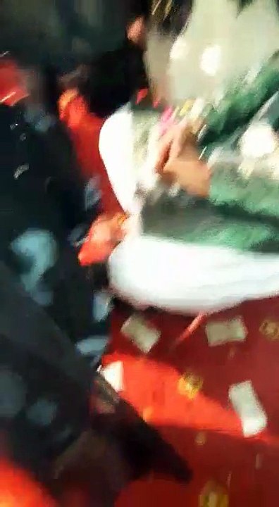 Girl dance on wedding cermony